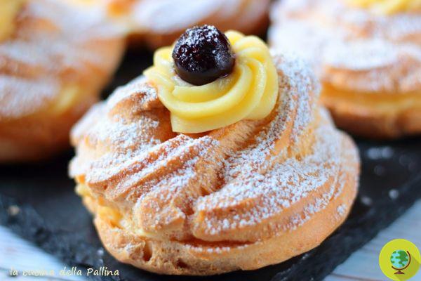 Baked Zeppole di San Giuseppe: the vegan recipe for Father's Day