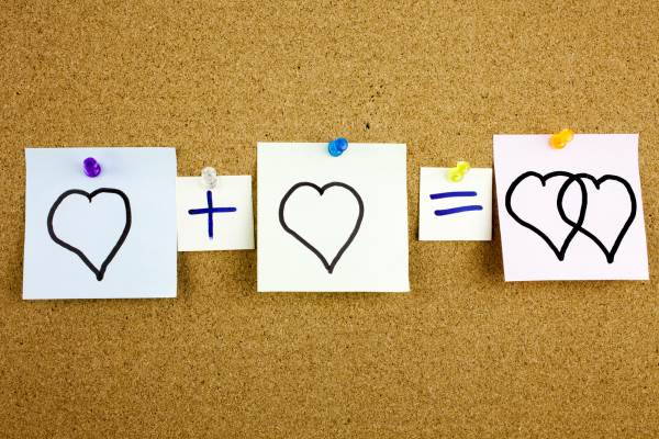 Dirac equation: does the formula of love really exist?
