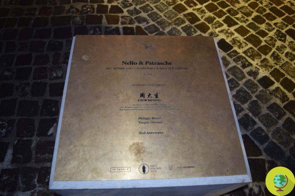 Nello and Patrasche: the beautiful statue that celebrates the eternal bond between dog and owner