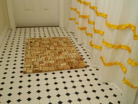How to make a mat with corks