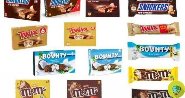 Still ethylene oxide in ice creams, from Twix to Bounty, maxi-appeal for Mars products