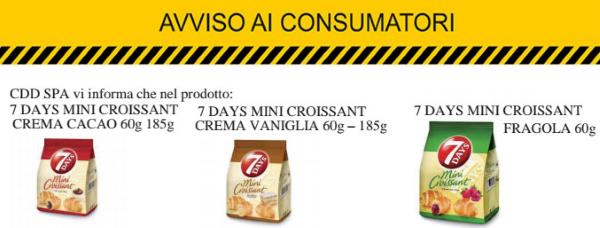 Alerta alimentar: Coop retira os mini croissants para alérgenos não listados no rótulo