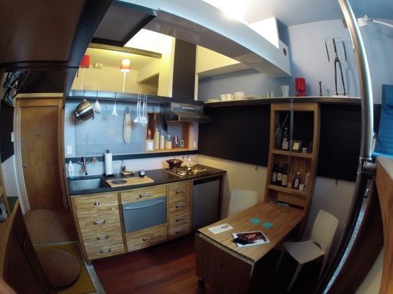 The Seattle micro-apartment with 8 rooms in 17 square meters