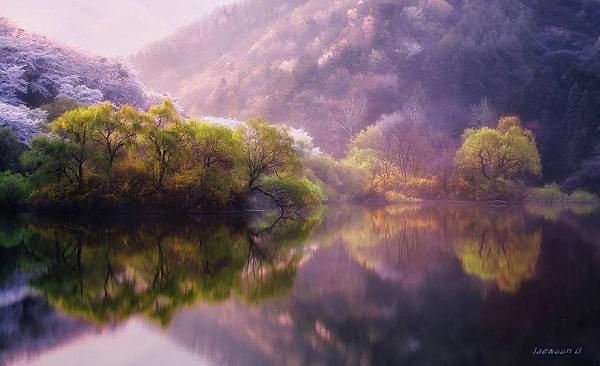 Les photos surréalistes de Jaewoon U avec les reflets des paysages