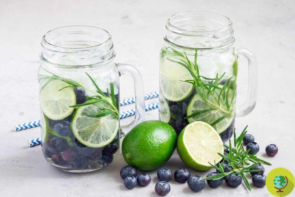 Detox water with blueberries and lemon: how to prepare it to purify the body after the summer holidays