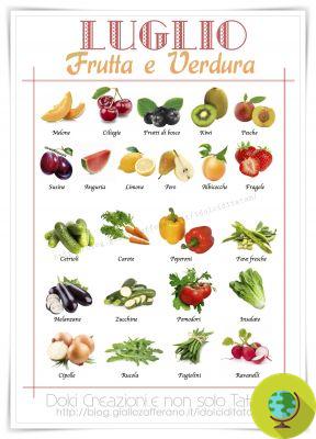 Frutas y Verduras de Temporada: compras de julio