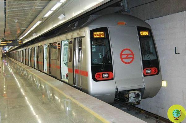 The wind of the metro to produce electricity: the pilot project in New Delhi starts