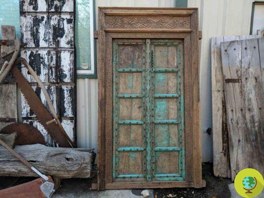 Meubler en recyclant une vieille porte ou une porte ancienne