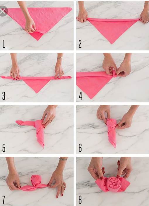 10 amazing (but easy) ideas for folding napkins at Christmas