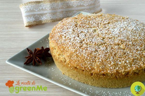 Water cake, soft recipe without butter, eggs, milk and added oil