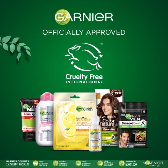 Désormais, tous les produits Garnier sont cruelty free, c'est officiel !
