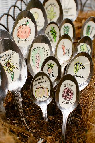 Do-it-yourself garden labels: 10 ideas to make them with 
