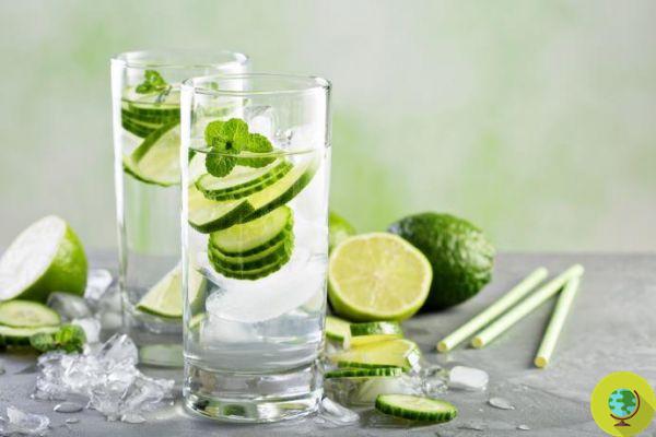 Cucumber water: the benefits you don't expect from the most refreshing and detox drink of the summer, very easy to prepare