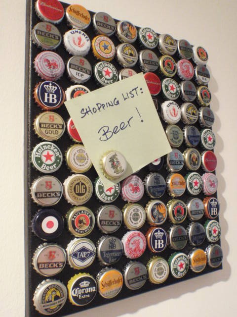 Beer caps: 10 ideas for creative recycling