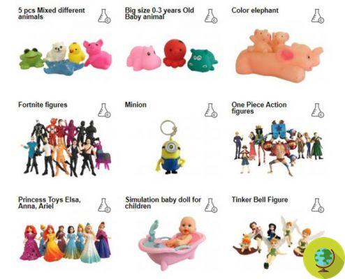 1 em cada 3 brinquedos vendidos pela Amazon, Ebay e Wish contém ftalatos ilegais