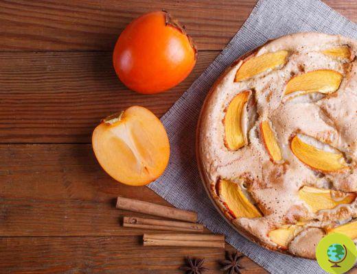 Light persimmon cake: the recipe without butter and added fats