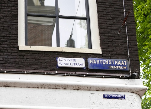 In Amsterdam the first street without fur in Europe (PHOTO)