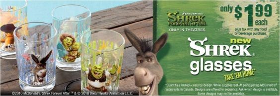 Mc Donald's, nova tempestade no Happy Meal: há cádmio nos copos de Shrek