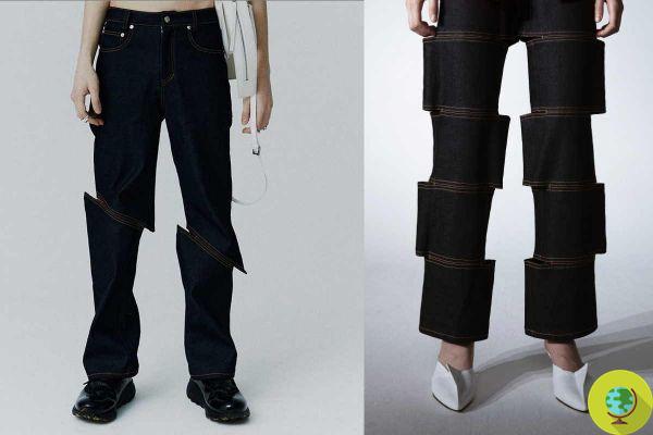 These jeans from Leje's new collection create surprising optical illusions that leave those in front of it astonished