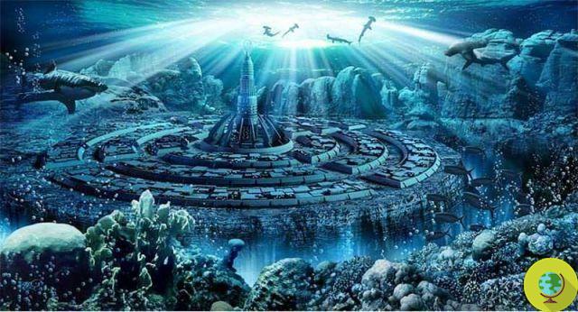 Atlantis: la ciudad legendaria ha desaparecido. Fue sumergido por un tsunamii