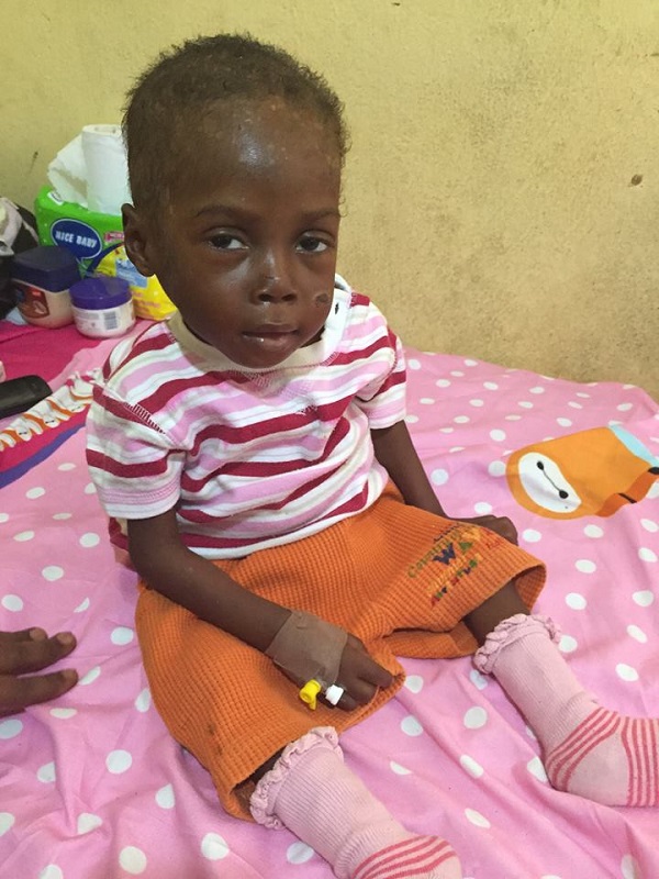 The moving rescue of Hope, a Nigerian child abandoned in the street (PHOTO)