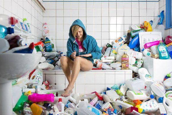 He does not throw the trash for 4 years and the photos he makes are impressive (PHOTO)