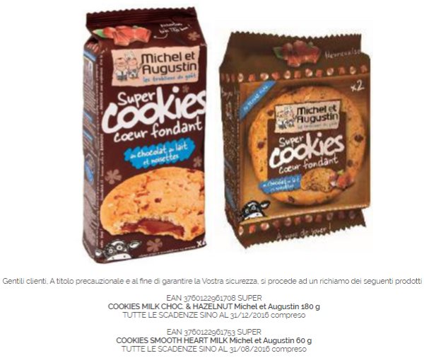 Alerta alimentaria: Carrefour retira galletas. Almendras no declaradas en la etiqueta