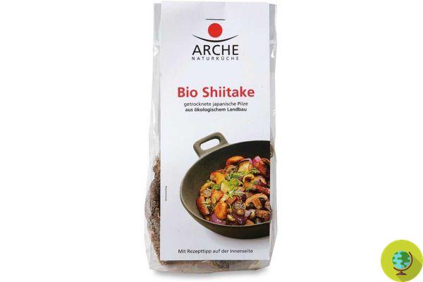 Recalled by NaturaSì of organic Shiitake mushrooms due to the presence of sulphites: brand and lots