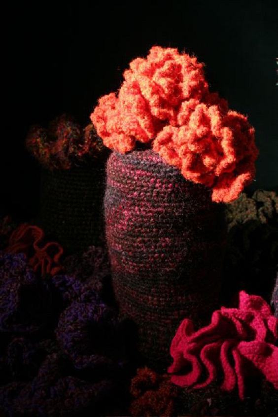 Crochê: crochê recifes de coral para combater o branqueamento
