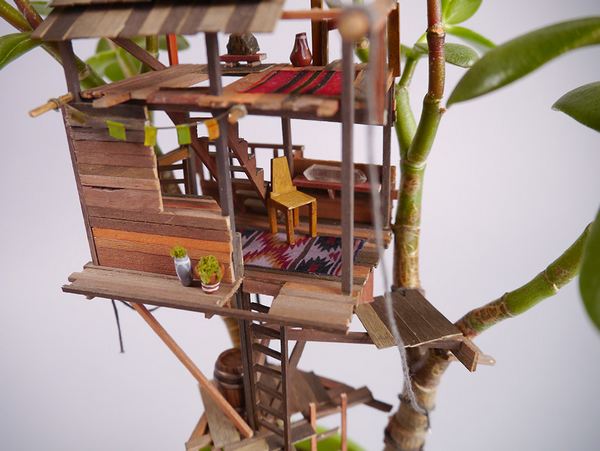 The wonderful miniature 'tree houses' for fairies (PHOTO)