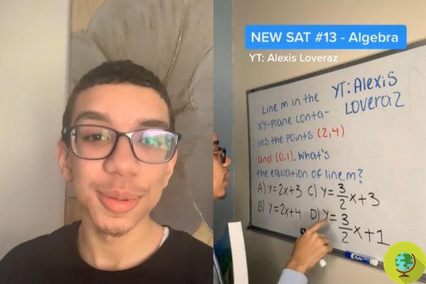 À 16 ans, il insigne les maths avec son Tik Tok. A 650.000 XNUMX abonnés