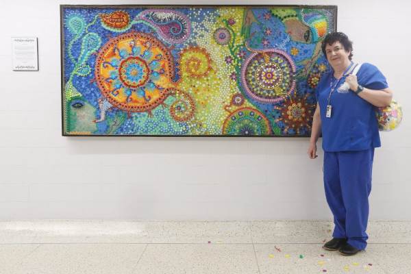 The nurse who makes mandalas with waste (PHOTO and VIDEO)