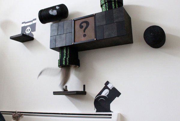 The awesome DIY cat wall inspired by SuperMario (PHOTO)