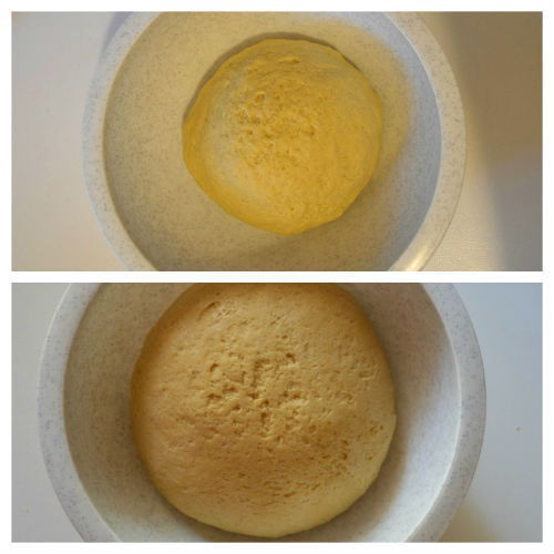 Semolina bread and lupine flour (recipe with mother yeast)