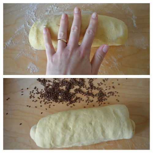 Pan de sémola y harina de chocho (receta con levadura madre)