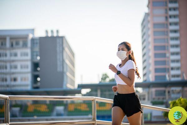 Is running with a mask dangerous? It could also cause fainting
