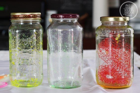 Como transformar potes de vidro em lâmpadas fluorescentes