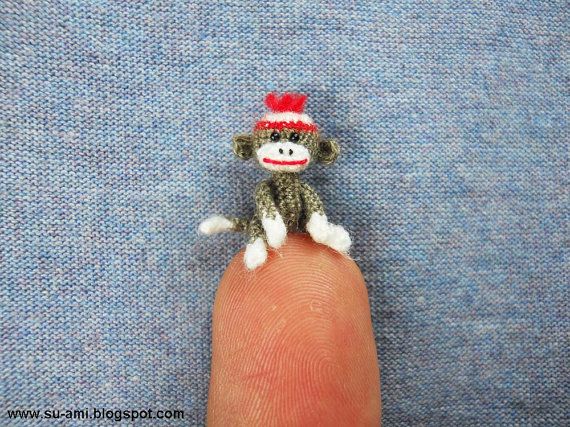 Crochet miniature : les micro animaux au crochet de Su Ami