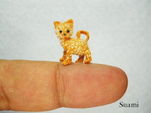 Crochê em miniatura: os animais de micro crochê de Su Ami