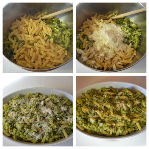 Timbale of pasta and broccoli
