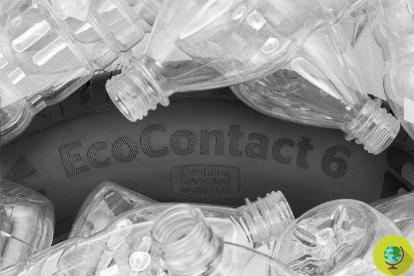 Llegan llantas hechas con PET reciclado: 10 botellas son suficientes para una goma