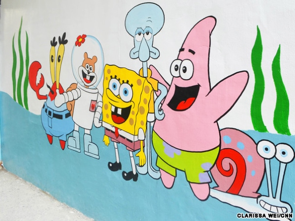 Arte callejero: en Taiwán el pueblo donde los dibujos animados y los cómics colorean las paredes de las casas