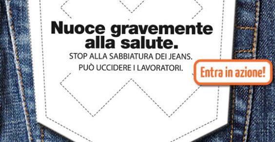 Jeans: even Versace says NO to sandblasting