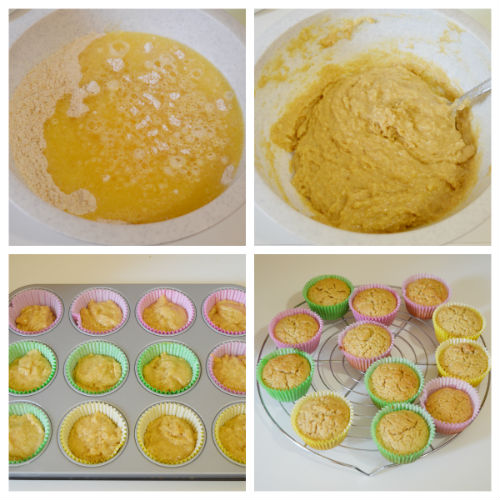 Muffins de limón: receta sin mantequilla