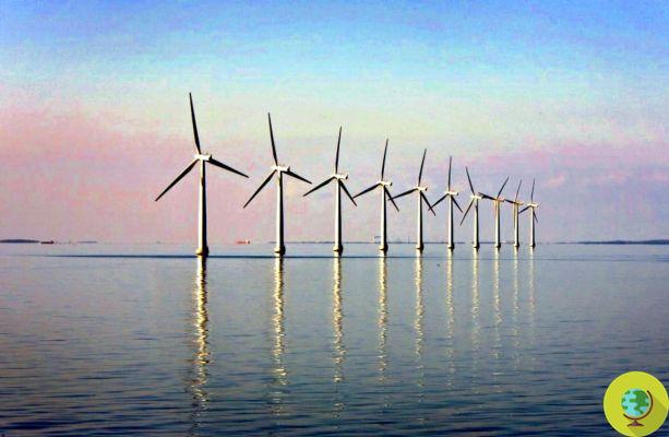 Wind energy: 5 times the energy produced on Earth in the open ocean