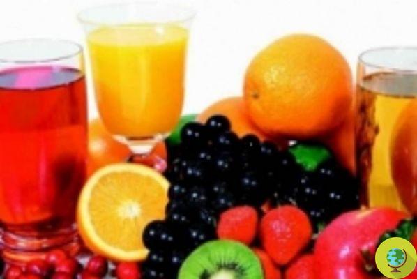 Fruit juices: if 100% natural, they prevent diseases such as fresh fruit