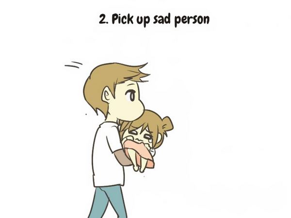 10 simple steps to help a sad person