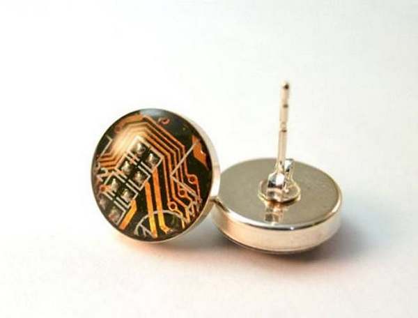 Impressionantes eco-jóias dos circuitos de computadores e telefones celulares antigos (FOTO)