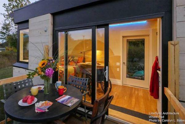 The tiny house designed for the disabled that breaks down architectural barriers (PHOTO AND VIDEO)