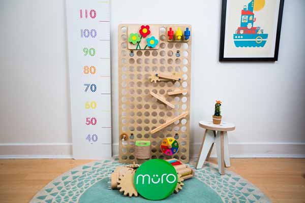 Muro, o painel Montessori com jogos intercambiáveis ​​(VÍDEO)